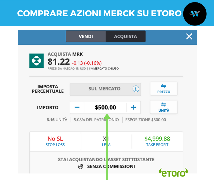 Comprare azioni Merck su eToro