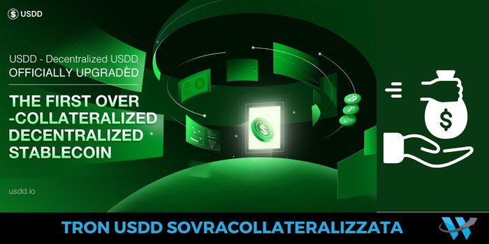 USDD stablecoin sovracollateralizzata