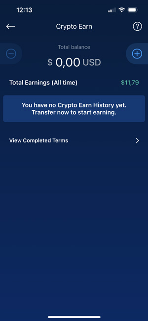 Crypto.com Earn