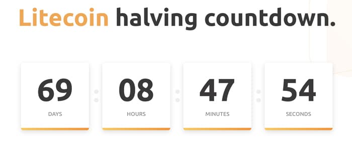 Litecoin countdown
