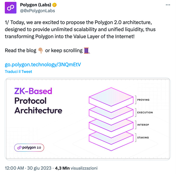 Polygon svela la sua architettura 2.0