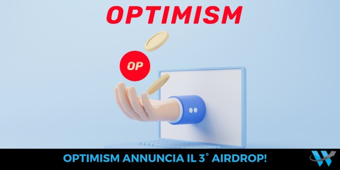 Optimism lancia nuovo aidrop