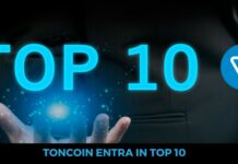 Toncoin in top 10