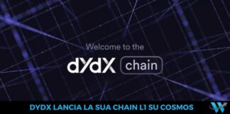 dYdX Chain: lanciata la nuova chain layer 1 su Cosmos dYdX chain