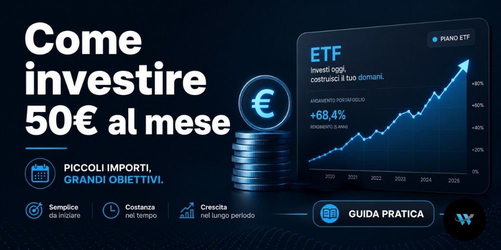 Come investire 50 euro al mese con gli ETF: si può fare davvero?